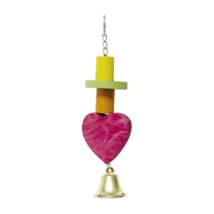 JUGUETE PAJARO CORAZON/CAMPANA