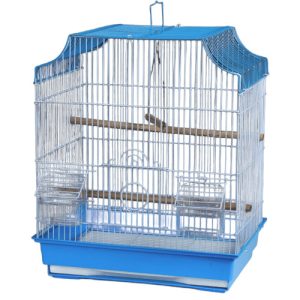 JAULA PAJARO AZUL 34CM