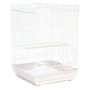 JAULA PAJARO BLANCA 34CM