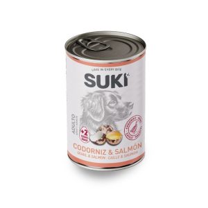 SUKI LATA DOG CODORNIZ +SALMON +2 HUEVOS