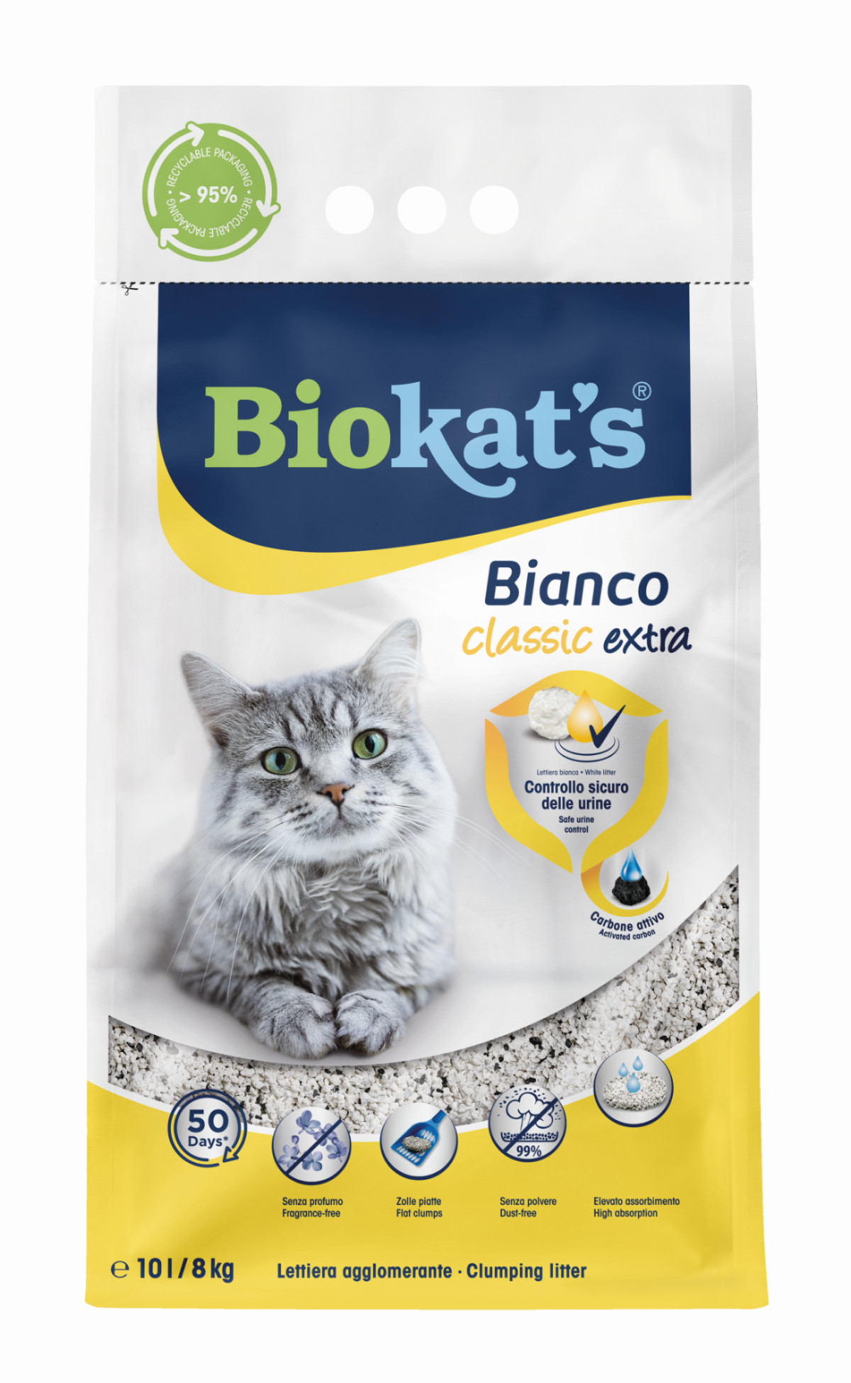 BIOKAT'S BIANCO CLASSIC EXTRA BAG 10L
