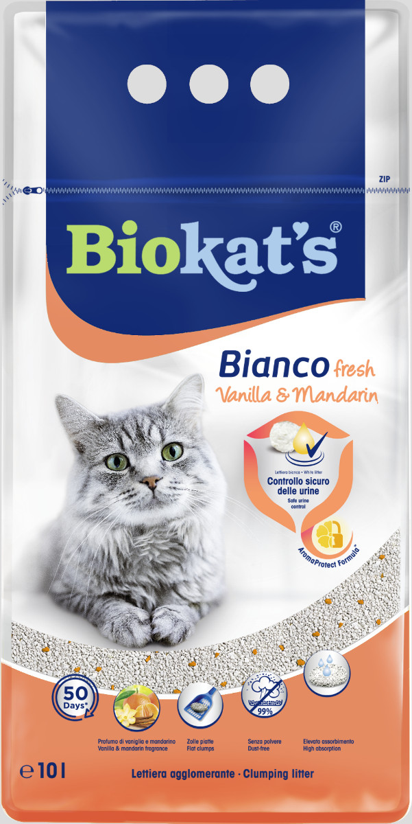 BIOKAT'S BIANCO FRESH VANILLA BAG 10 LT